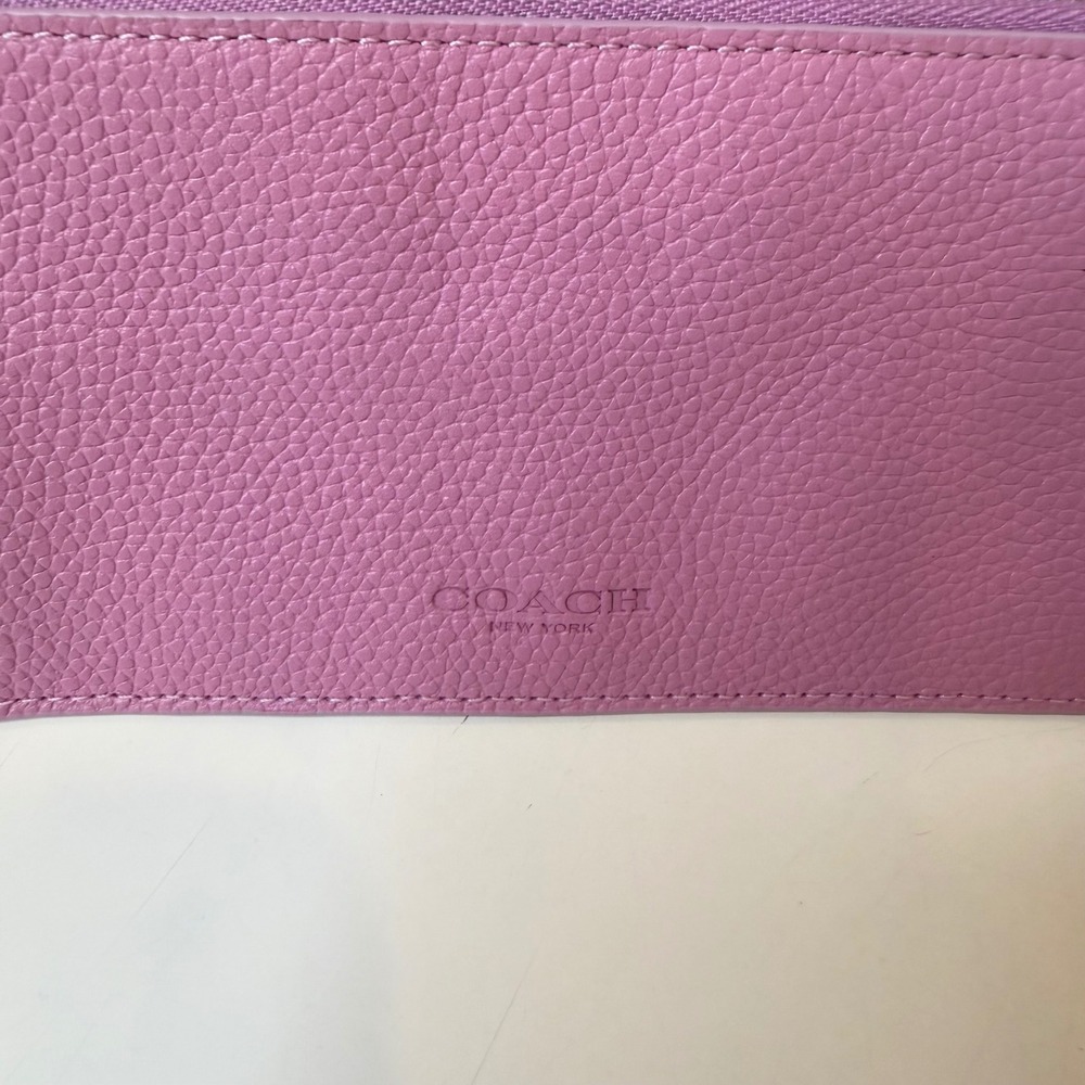 Coach Crossbody Bag Womens Magenta Pebbled Leather G1592-64798 Barbiecore 8in - Picture 4 of 16
